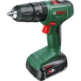 Bosch Trapano avvitatore a percussione a batteria EasyImpact 18V-40 + SystemBox verde/Nero