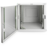 Digitus Alloggiamento a parete Serie Dynamic Basic - 600 x 450 mm (L x P), IT armadio grigio, Da parete, 12U, 60 kg, Lucchetti, Grigio