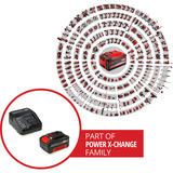 EINHELL 4512042 batteria e caricabatteria per utensili elettrici, set Nero/Rosso, Ioni di Litio, 18 V, Nero, Rosso, 200-260 V, 50/60 Hz, Ioni di Litio
