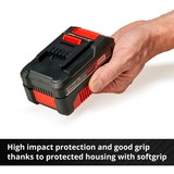 EINHELL 4512042 batteria e caricabatteria per utensili elettrici, set Nero/Rosso, Ioni di Litio, 18 V, Nero, Rosso, 200-260 V, 50/60 Hz, Ioni di Litio