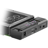 ICY BOX IB-2911MSCL-CU31, Docking station Nero