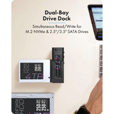 ICY BOX IB-2911MSCL-CU31, Docking station Nero