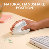 Logitech Lift per Mac, Mouse bianco