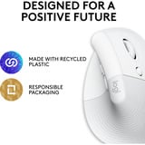 Logitech Lift per Mac, Mouse bianco