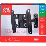 One for all WM4241, Montaggio a parete Nero