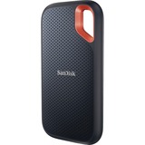 SanDisk Extreme Portable 500 GB Nero, Disco a stato solido Nero/Orange, 500 GB, USB tipo-C, 3.2 Gen 2 (3.1 Gen 2), 1050 MB/s, Protezione della password, Nero