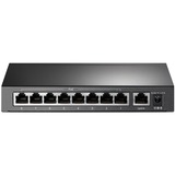 TP-Link TL-SF1009P switch di rete Non gestito Fast Ethernet (10/100) Supporto Power over Ethernet (PoE) Nero, Interruttore Non gestito, Fast Ethernet (10/100), Full duplex, Supporto Power over Ethernet (PoE), Montabile a parete