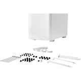 be quiet! PURE BASE 501 Airflow Window White Midi Tower Bianco, Chassis Tower bianco, Midi Tower, PC, Bianco, ATX, micro ATX, Mini-ITX, Acrilonitrile butadiene stirene (ABS), Acciaio, Vetro temperato, 17,8 cm