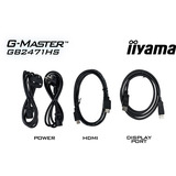 iiyama G-MASTER G2471HS-B1 Monitor PC 60,5 cm (23.8") 1920 x 1080 Pixel Full HD Nero, Monitor di gioco Nero (opaco), 60,5 cm (23.8"), 1920 x 1080 Pixel, Full HD, Nero