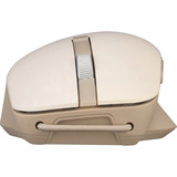 ASUS SmartO MD200 Silent Plus mouse Ufficio Ambidestro RF senza fili + Bluetooth Ottico 4200 DPI beige, Ambidestro, Ottico, RF senza fili + Bluetooth, 4200 DPI, Beige