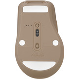 ASUS SmartO MD200 Silent Plus mouse Ufficio Ambidestro RF senza fili + Bluetooth Ottico 4200 DPI beige, Ambidestro, Ottico, RF senza fili + Bluetooth, 4200 DPI, Beige