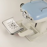 Ariete 1389 Macchina da Caffè Espresso di Design - per Polvere e cialde ESE - filtro 1 e 2 tazze - Montalatte - 850 Watt - Linea Vintage - Celeste, Macchina per espresso beige/Blu chiaro, Macchina per espresso, 0,9 L, Caffè macinato, Cialde caffè, 900 W, Azzurro