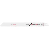 Bosch Lame per sega a gattuccio S 1122 VF Flexible per legno e metallo, 25 pezzi, Lama per sega 