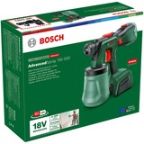 Bosch Pistola a spruzzo a batteria AdvancedSpray 18V-500 solo verde