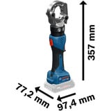 Bosch Strumento di pressatura idraulico a batteria GPH 18V-60 Professional solo, 18 Volt, Stampa blu