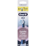 Braun Oral-B iO Pulizia Delicata Confezione da 4, Testina Nero