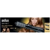 Braun Satin Hair 7 AS720 Spazzola ad aria calda Caldo Nero 700 W 2 m, Spazzola aria calda Nero, Spazzola ad aria calda, Caldo, Barra di scorrimento, Per tutti i tipi di capelli, Lungo, Medio, Capelli bagnati/asciutti