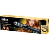 Braun Satin Hair 7 AS720 Spazzola ad aria calda Caldo Nero 700 W 2 m, Spazzola aria calda Nero, Spazzola ad aria calda, Caldo, Barra di scorrimento, Per tutti i tipi di capelli, Lungo, Medio, Capelli bagnati/asciutti