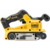 DEWALT Levigatrice a nastro a batteria DCW220NT, 18 Volt giallo/Nero