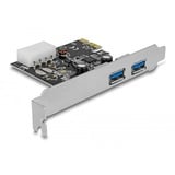 DeLOCK Scheda PCIe x1 a 2x USB 3.2 Gen 1 esterni, Controller USB 