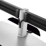 Dell Pro Dual-Monitorstandfuß MDS26, Base per monitor Nero/Argento