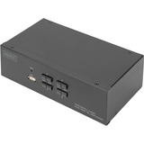 Digitus Switch KVM DisplayPort 4x 1 Nero
