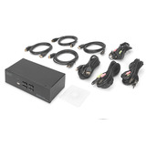 Digitus Switch KVM DisplayPort 4x 1 Nero