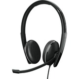EPOS ADAPT 165T USB-C II Auricolare Cablato A Padiglione Ufficio USB tipo-C Nero, Headset Nero, Cablato, Ufficio, 20 - 20000 Hz, 144 g, Auricolare, Nero