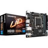 GIGABYTE H610I DDR4 Scheda madre - Supporta processori Intel Core 14th CPUs, 4+1+1 Hybrid Digital VRM, up to 3200MHz DDR4, 1xPCIe 3.0 M.2, GbE LAN, USB 3.2 Gen 1 4+1+1 Hybrid Digital VRM, up to 3200MHz DDR4, 1xPCIe 3.0 M.2, GbE LAN, USB 3.2 Gen 1, Intel, LGA 1700, Intel® Celeron®, Intel® Core™ i3, Intel® Core™ i5, Intel® Core™ i7, Intel® Core™ i9,..., LGA 1700, 64 GB, DDR4-SDRAM