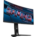 GIGABYTE Monitor da gioco curvo OLED WQHD MO34WQC2 da 34" - 3440 x 1440, 240Hz, 0.03ms, KVM, 250 cd/m², FreeSync Premium Pro, DisplayHDR True Black 400, HDMI 2.1, Displayport 1.4, Monitor di gioco Nero, 240Hz, 0.03ms, KVM, 250 cd/m², FreeSync Premium Pro, DisplayHDR True Black 400, HDMI 2.1, Displayport 1.4, 86,4 cm (34"), 3440 x 1440 Pixel, Wide Quad HD, OLED, 0,03 ms, Nero