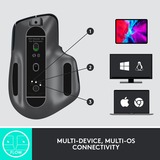 Logitech MX Master 3S for Business, Mouse grafite