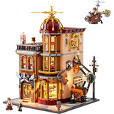 Lumibricks Club di volo steampunk, Giochi di costruzione 
