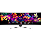 MSI MPG 491CQPDE QD-OLED Monitor PC 124,5 cm (49") 5120 x 1440 Pixel Dual QHD Nero, Monitor di gioco Nero, 124,5 cm (49"), 5120 x 1440 Pixel, Dual QHD, QD-OLED, 0,03 ms, Nero