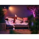 Philips Hue Faretto per esterni Lily, Luce LED Nero, Philips Hue White and Color ambiance Faretto per esterni Lily, Colonna/Luce a lampione da esterno, Bluetooth/Zigbee, Nero, LED, Alluminio, Lampadina/e non sostituibile/i
