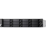 QNAP TS-H1886XU-RP-R2 NAS Armadio (3U) Intel® Xeon® D D-1622 32 GB DDR4 0 TB QuTS hero Nero, Grigio NAS, Armadio (3U), Intel® Xeon® D, D-1622, 32 GB, DDR4