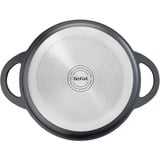 Tefal Trattoria E21872 Rotondo Nero, Padella Nero, Rotondo, Nero, Alluminio, Titanium Extra, Rimovibile, Ceramica, Gas, Alogena, Induzione, Piastra sigillata