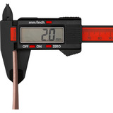 Thermal Grizzly Calibro digitale TG, Strumento di misura Nero/Rosso
