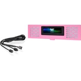 Thermaltake Kit pannello LCD The Tower 200, Visualizzazione fucsia