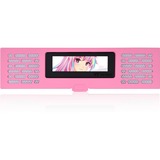 Thermaltake Kit pannello LCD The Tower 200, Visualizzazione fucsia