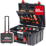 Wiha Set di attrezzi XL 2 Trolley electric, Set di strumenti Nero/Rosso