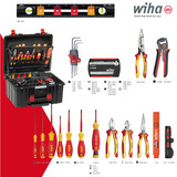 Wiha Set di attrezzi XL 2 Trolley electric, Set di strumenti Nero/Rosso