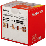 fischer Tassello ad espansione SX Plus 6x50 grigio chiaro