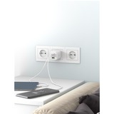 goobay Caricatore rapido USB-C Nano, PD, GaN, 65 watt, Caricabatterie bianco