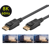 goobay Essential Cavo DisplayPort maschio > DisplayPort maschio, 8K / 120Hz Nero