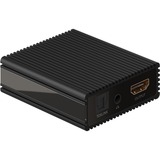 goobay Estrattore audio HDMI 4K @ 60 Hz, Splitter HDMI Nero