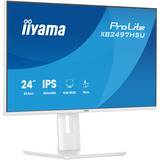 iiyama ProLite XB2497HSU-W1, Monitor LED bianco (matto), 60,5 cm (23.8"), 1920 x 1080 Pixel, Full HD, LED, 4 ms, Bianco