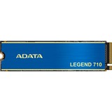 ADATA LEGEND 710 512 GB M.2 PCI Express 3.0 NVMe 3D NAND, Disco a stato solido blu/Oro, 512 GB, M.2, 2400 MB/s