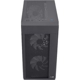 Aerocool Hexform Mini Tower Nero, Chassis Tower Nero, Mini Tower, PC, Nero, micro ATX, Mini-ITX, ABS, SPCC, Indietro, Frontale