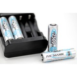 Ansmann 2500mAh AA maxE plus Stilo AA Nichel-Metallo Idruro (NiMH), Batteria argento, Stilo AA, Nichel-Metallo Idruro (NiMH), 1,2 V, 2500 mAh, 14,5 x 14,5 x 50,5 mm