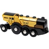 BRIO Goldene Batterielok mit Licht und Sound,  veicolo da gioco Goldene Batterielok mit Licht und Sound, 0,3 anno/i